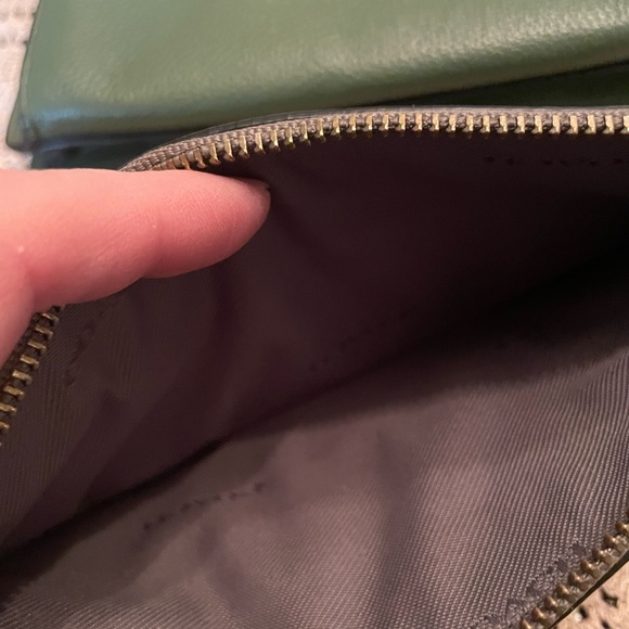 COACH MESSENGER BAG HANDBAG WITH POP-UP POUCH SURPLUS PEBBLE LEATHER - Picture 5 of 11